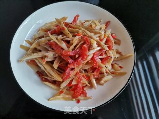 香肠炒白四季豆的做法