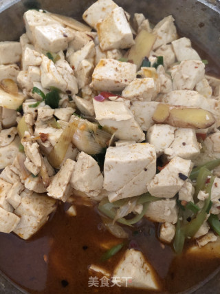 豆瓣酱烧豆腐的做法