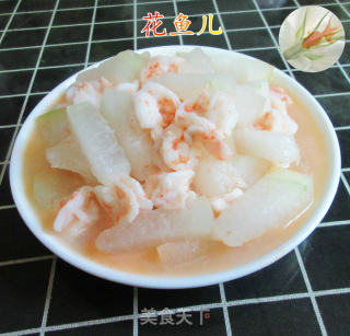 虾球炒冬瓜的做法