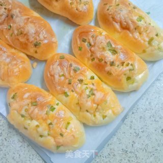超柔软的肉松火腿面包的做法