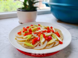 凉拌藕片的做法