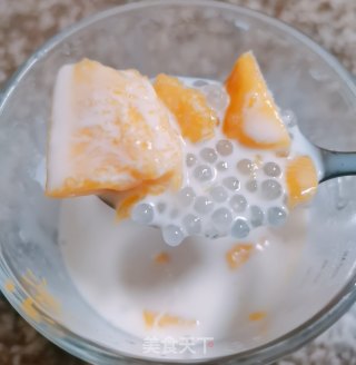 芒果椰汁西米露的做法
