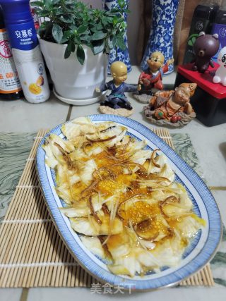 陈皮蒸鲟龙鱼片的做法