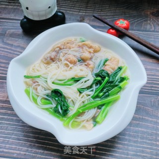 空心菜酥肉面的做法