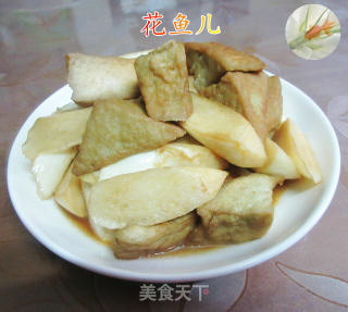 臭豆腐烧茭白的做法