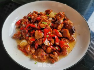 剁辣椒炒鸡的做法