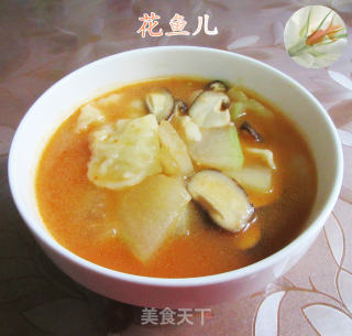 香菇冬瓜面疙瘩的做法