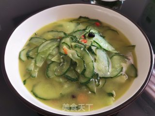 水煮黄瓜的做法