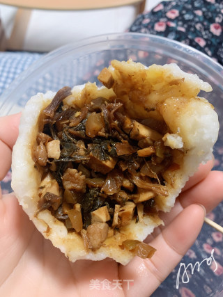 团子—豆腐干肉末榨菜馅的做法