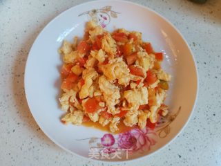 西红柿炒蛋粗茶淡饭最养人，的做法