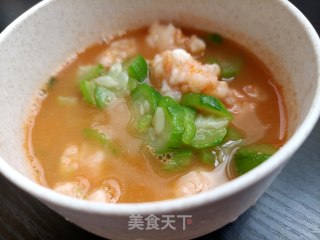 虾滑丝瓜汤的做法