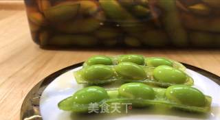 家常糟毛豆，经典下酒菜，毛豆剥剥、冰啤喝喝，不要太惬意。的做法