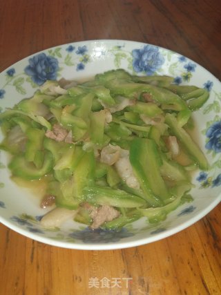 猪肉炒苦瓜的做法