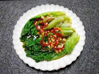 蒜香生菜的做法