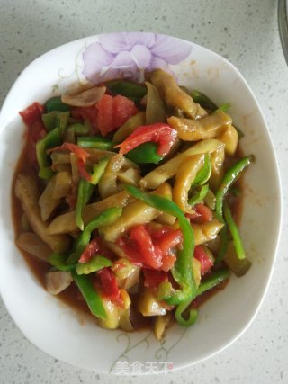 炒茄条的做法