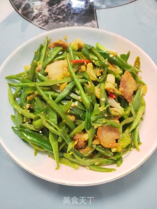 扁豆炒肉的做法