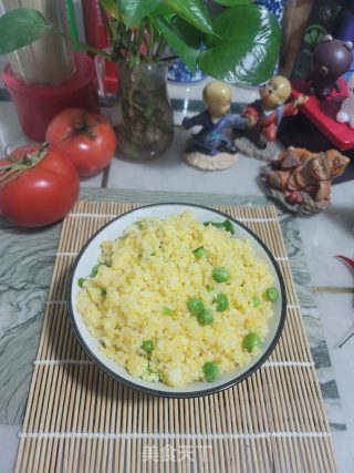 豌豆蛋炒饭
