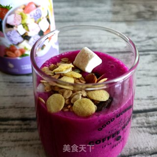 麦片龙果银耳露的做法