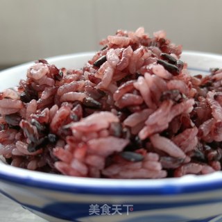 紫米饭的做法