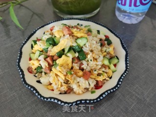 香肠鸡蛋炒饭