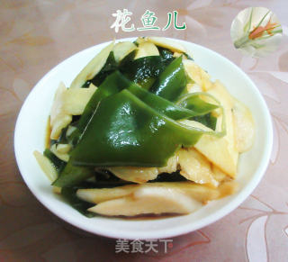 裙带菜拌茭白的做法
