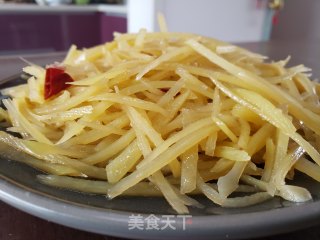 凉拌土豆丝的做法