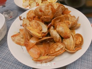 辣炒花甲的做法