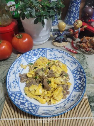 牛肉片炒蛋的做法