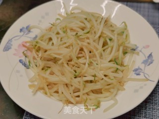 醋溜豆芽菜的做法