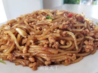 蚂蚁上树(肉末炒红薯粉条)的做法