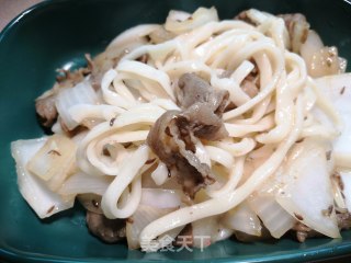 圆葱牛肉盖浇面的做法