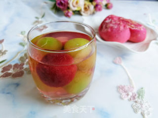 杨梅葡萄冰饮的做法