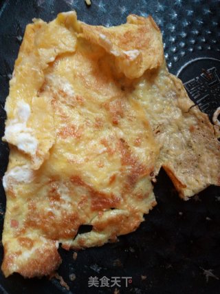 鸡蛋饼。的做法
