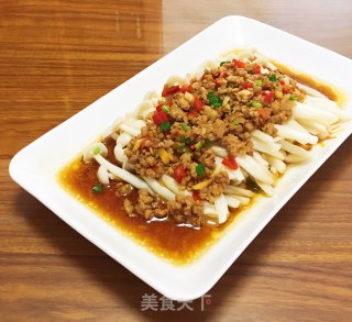 肉末白玉菇的做法