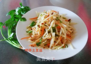 炝拌土豆丝的做法