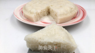广式白糖糕，材料简单口感醇香，爽口不粘牙，有一种独特的香味。的做法