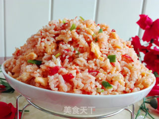 西红柿蛋炒饭的做法