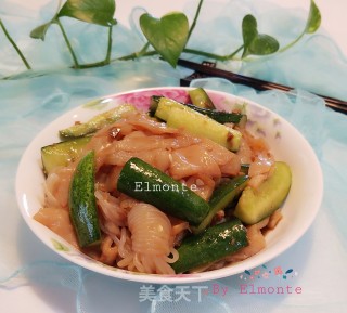 黄瓜拌海蜇魔芋丝的做法