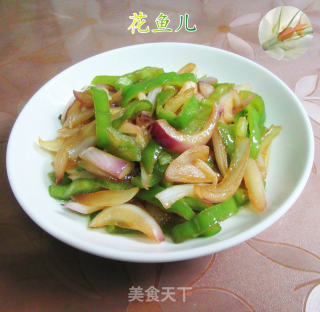 青椒素炒洋葱的做法