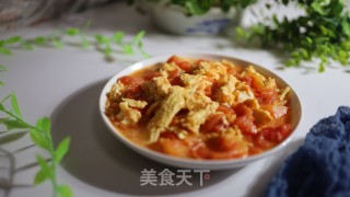 家常西红柿炒鸡蛋的做法
