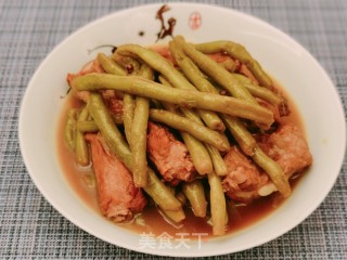 排骨炖豆角的做法