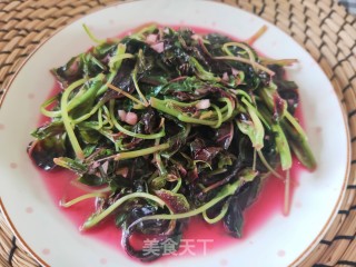 蒜蓉苋菜的做法