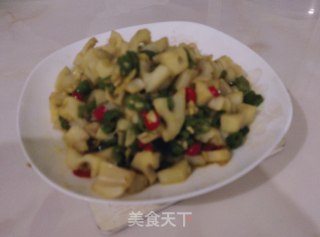 双椒藕丁的做法