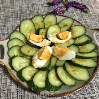 鸡蛋拌黄瓜的做法