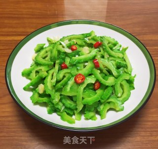 清炒苦瓜的做法
