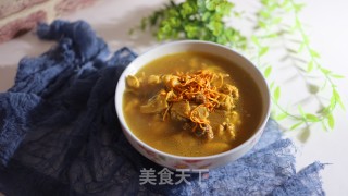 虫草炖鸡汤的做法