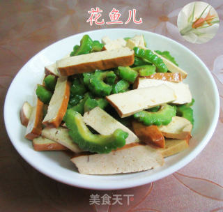 苦瓜拌香干的做法