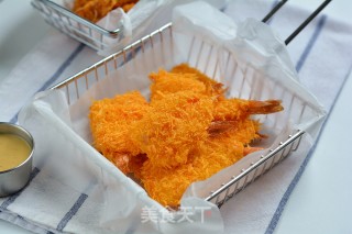 双味脆嫩炸虾排的做法
