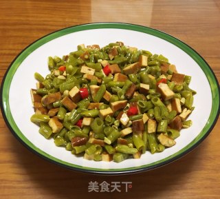 香干炒酸豆角的做法