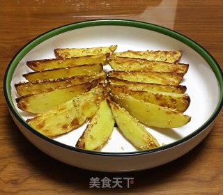 烤薯角的做法